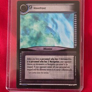 2002 STAR TREK, WAVE FRONT CARD!!!